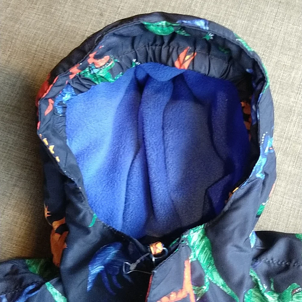 Navy Blue Dinosaur Jacket Shell 18-24m